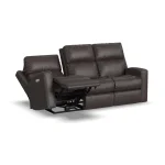 Score Leather Power Reclining Sofa with Power Headrests & Lumbar - Image 10