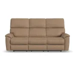 Porter Leather Power Reclining Sofa with Console, Power Headrest, & Lumbar - Image 3