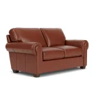 Carson Leather Loveseat - Image 5
