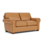 Carson Leather Loveseat - Image 5
