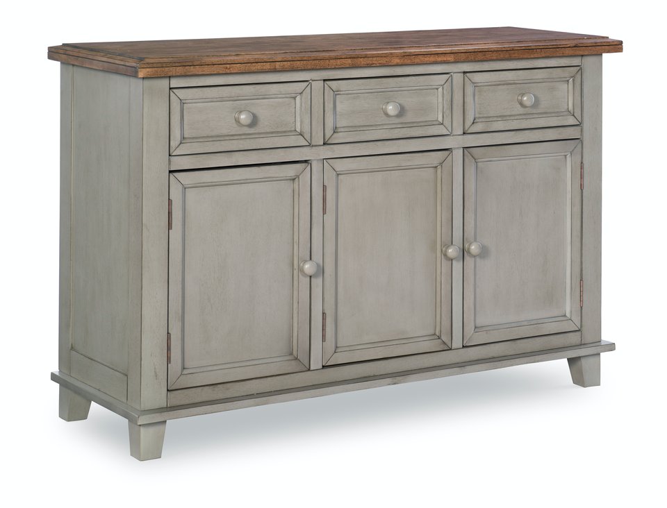 Vista Collection Buffet in Hickory & Stone