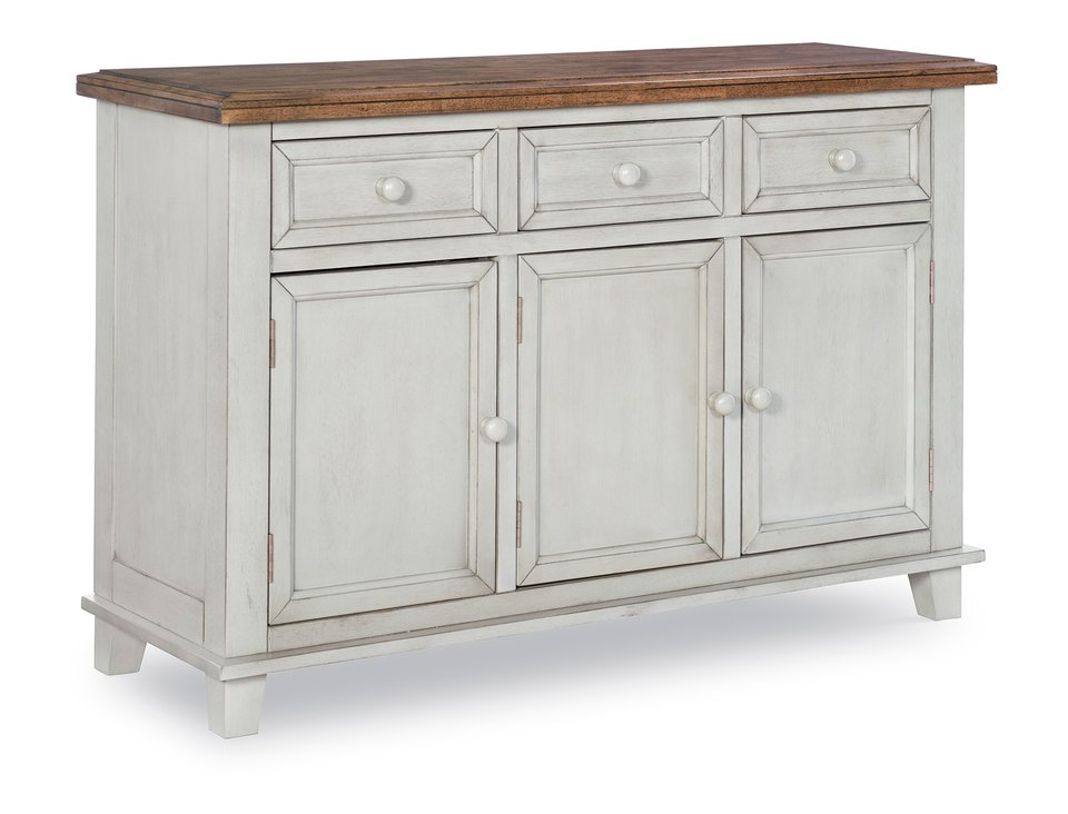 Vista Collection Buffet in Hickory & Shell