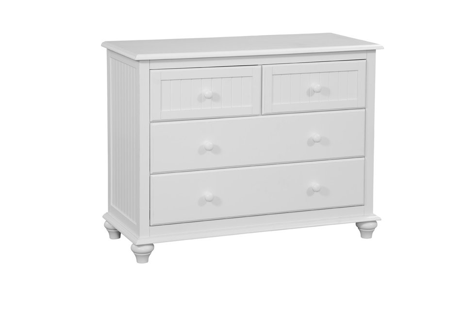 Cottage 4 Drawer Chest in White