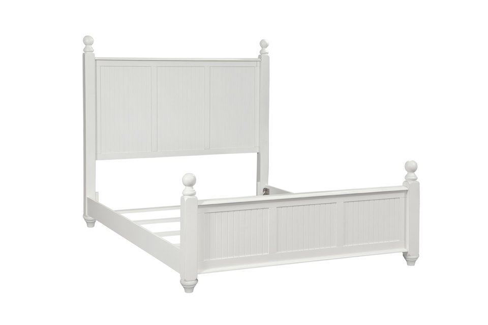 Queen Cottage Bed in Pure White - BD08-504QR