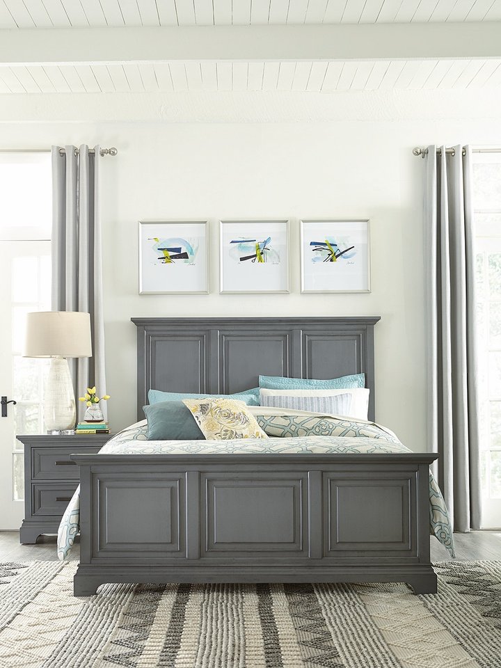 Summit Bedroom - Queen Bed in Heather Gray - BD105-301QH