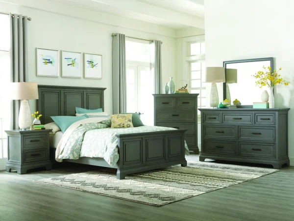 Summit Bedroom - Queen Bed in Heather Gray - BD105-301QR - Image 3
