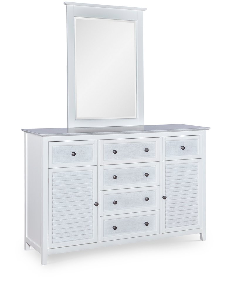 High Tide Bedroom - 6 Drawer / 2 Door Dresser - BD128-1206D