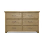 Vista Bedroom 6-Drawer Dresser - Image 5