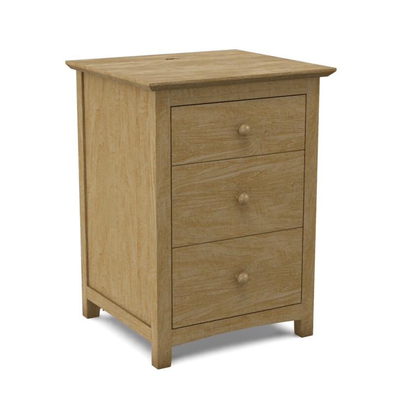 Lancaster 3-Drawer w/ hideaway power strip
