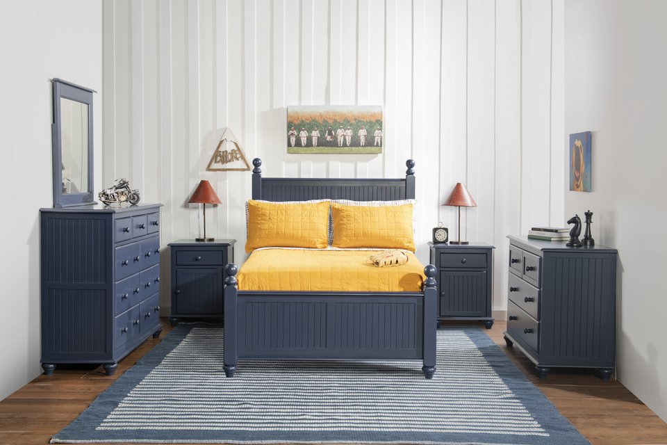 Tykes Bedroom - Denim Cottage Full Bed - BD81-201FFN