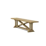 Alexa Trestle Bench Top & Base - BE-172TB - Image 11