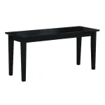 Dining Essentials - Shaker Bench in Black