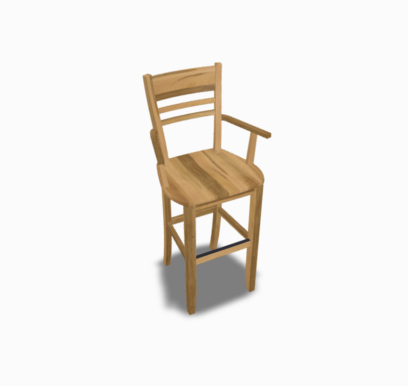Beck Barstool Arm