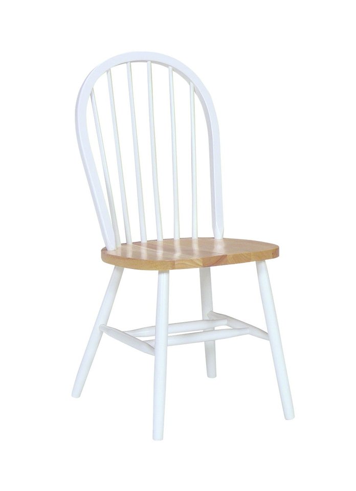 Dining Essentials - Windsor Chair in White & Natural