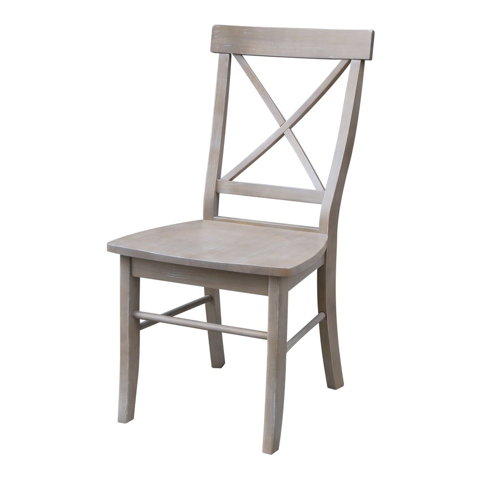Dining Essentials - X-Back Chair in Taupe Gray