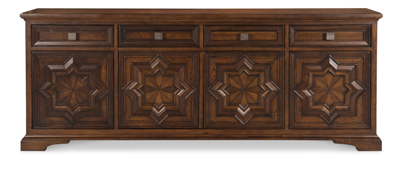 C5B-404 - Casa Bella Carved Credenza - Sierra