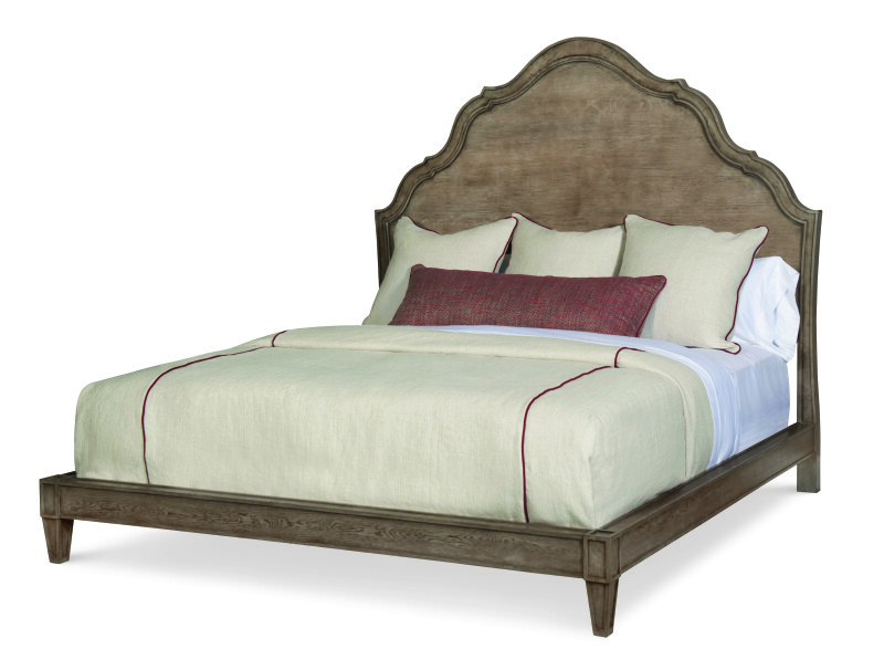 C5H-156 - Casa Bella Carved Bed - King 6/6 - Timber Grey