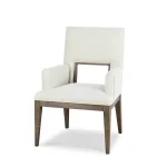 C5H-532 - Casa Bella Upholstered Dining Arm Chair - Timber Grey