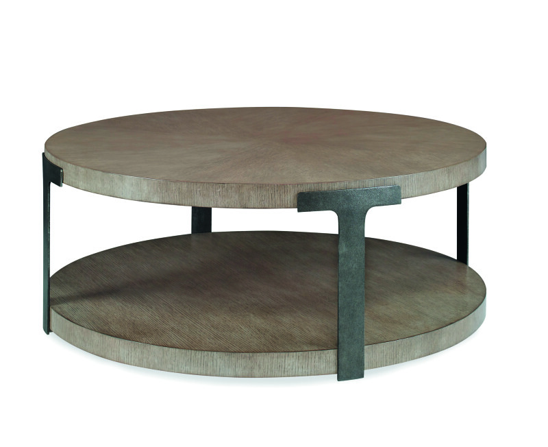 C5H-601 - Casa Bella Sunburst Cocktail Table - Timber Grey