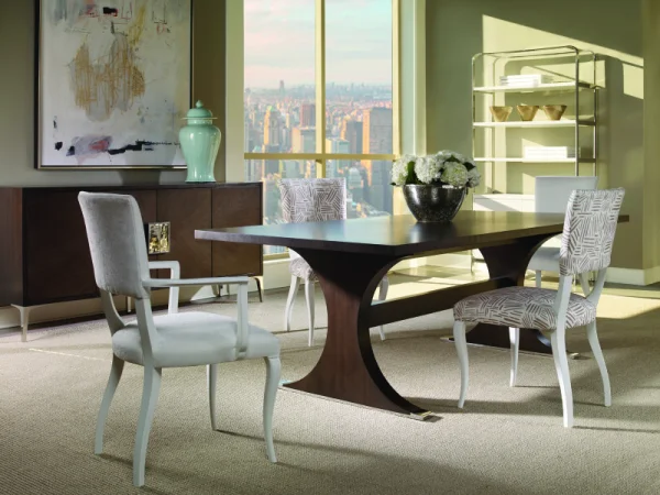 C6H-301 - Aria Rectangular Dining Table - Brownstone - Image 6