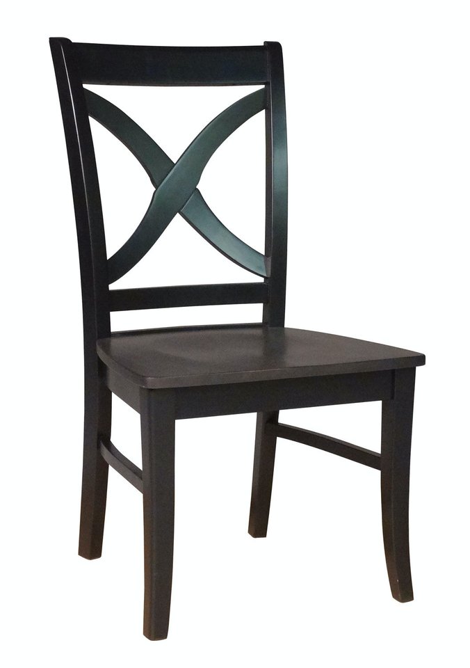 Cosmopolitan Collection - Salerno Chair in Coal & Black