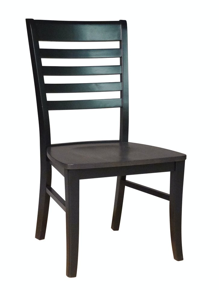Cosmopolitan Collection - Roma Chair in Coal & Black