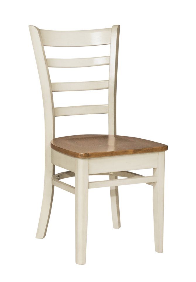 Dining Essentials - Emily Chair in Hickory and Shell