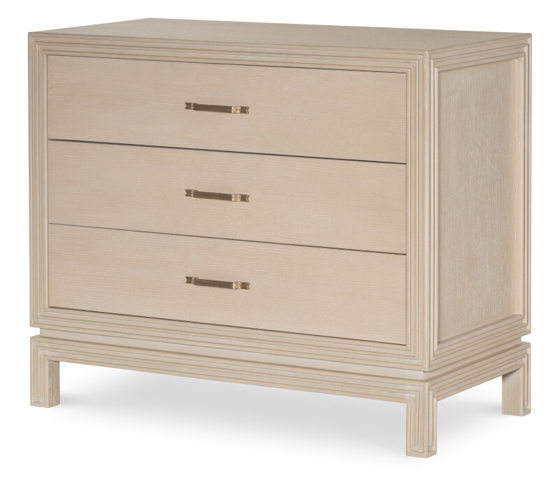 C7A-225-V1 - Lewis Large Three Drawer Nightstand