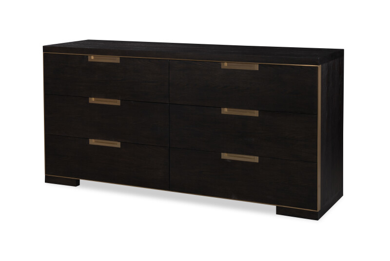 CA3-205 - Cadence Six Drawer Dresser - Mocha