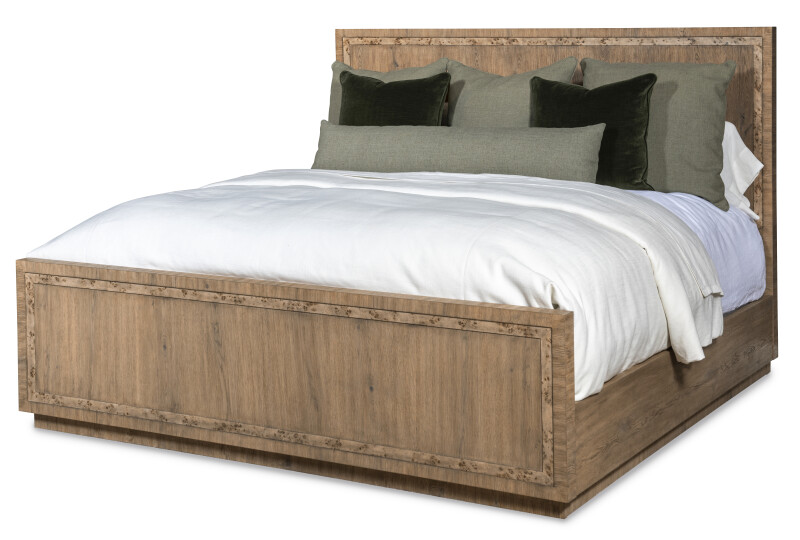 CBA-136-V1 - Monterey King Panel Bed 6/6 - Hawthorne Light