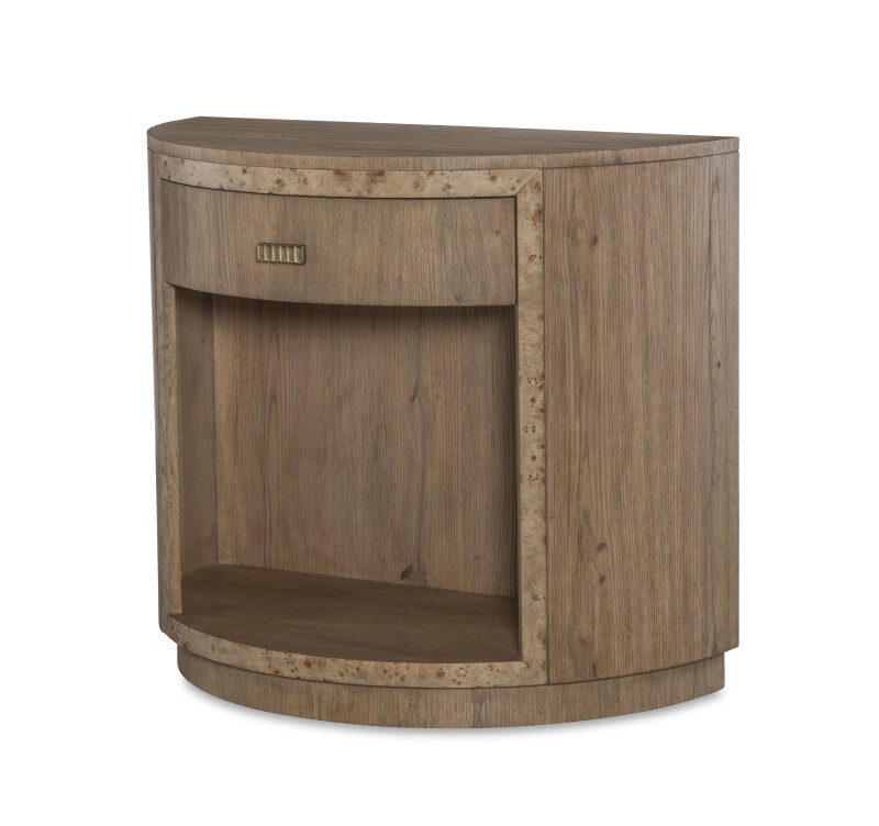 CBA-221-V1 - Monterey Demilune Nightstand - Hawthorne Light