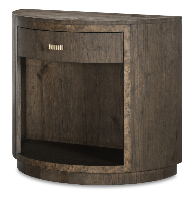 CBA-221-V2 - Monterey Demilune Nightstand - Hawthorne Dark
