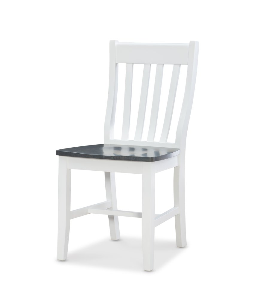 Dining Essentials - Cafe Chair in Heather Gray and White
