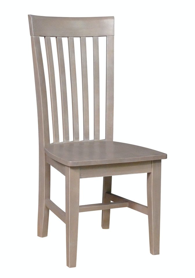 Cosmopolitan Collection - Tall Mission Chair in Taupe Gray