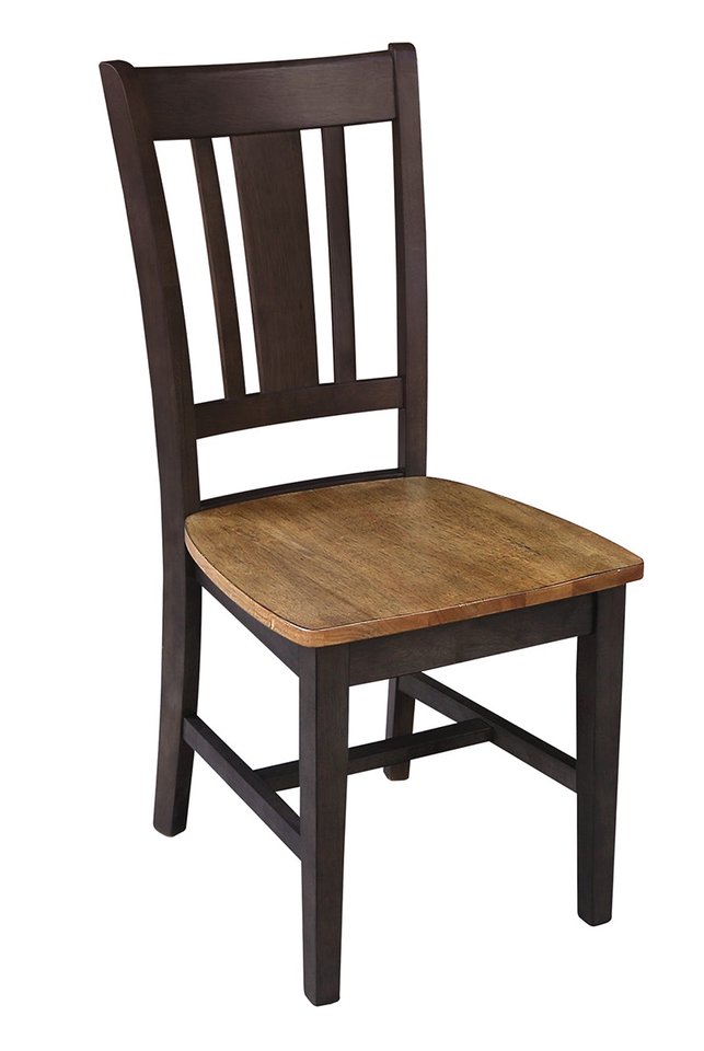 Dining Essentials - San Remo Chair in Hickory & Coal