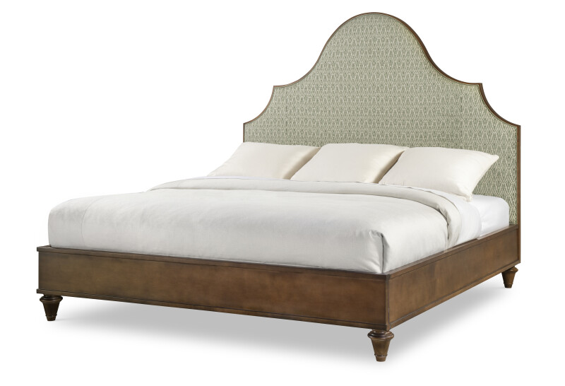 CR9-101-CW-84 - Details Lafayette Wood Trim Bed - Cal King 6/0