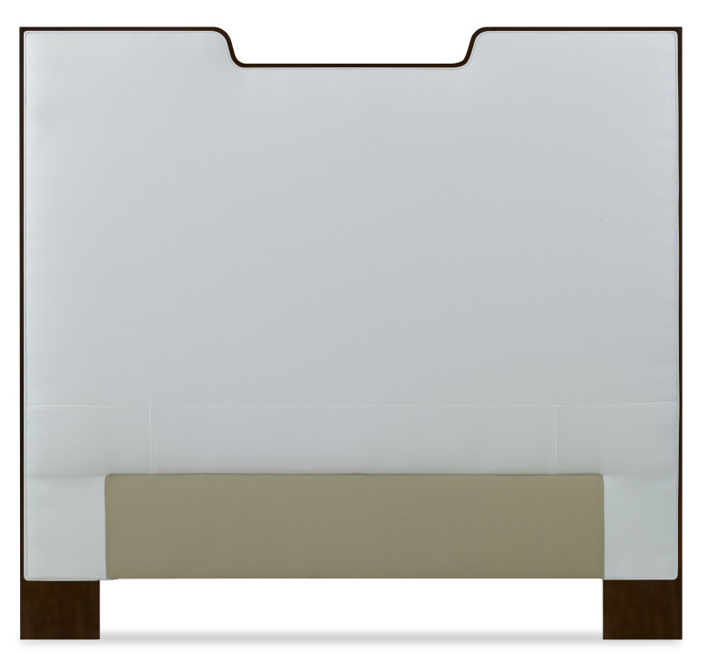 CR9-103-KW-HB-60 - Details Del Mar Wood Trim Uph Headboard - King 6/6 - Cal King 6/0
