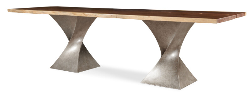 CR9-1-108-G-978 - 108" Guan. Slab Dining Table - Twist Base