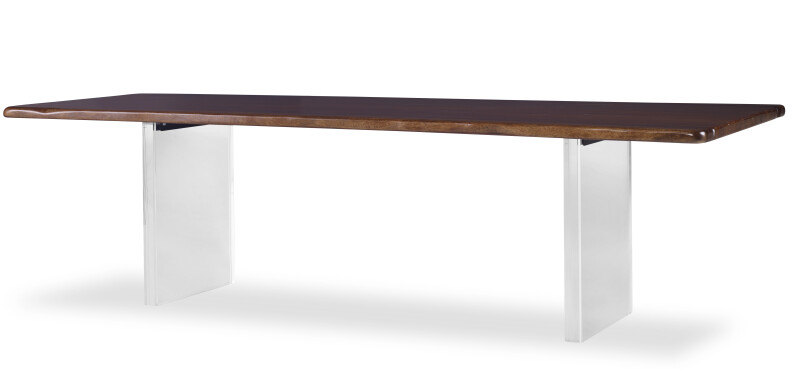 CR9-1-86-G-975 - 86" Guan Slab Dining Table - Acrylic Base