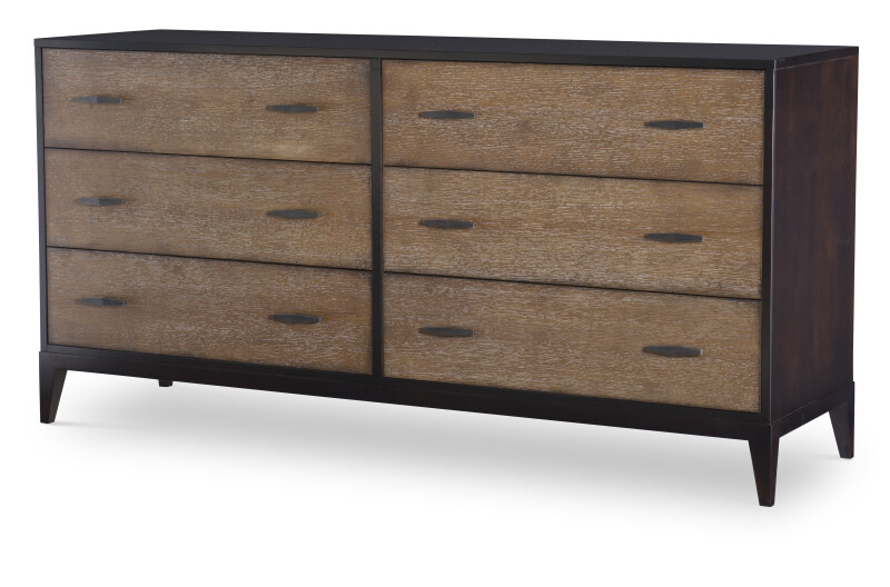 CR9-201 - Details I Six Drawer Low Dresser