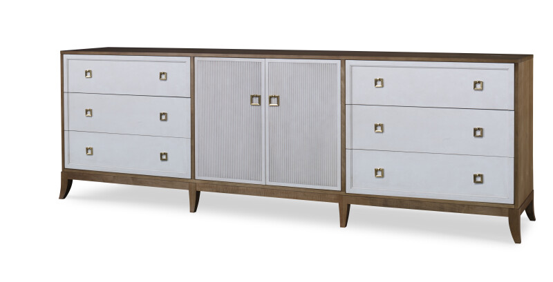CR9-208-4 - Details I Six Drawer - Two Door Low Credenza