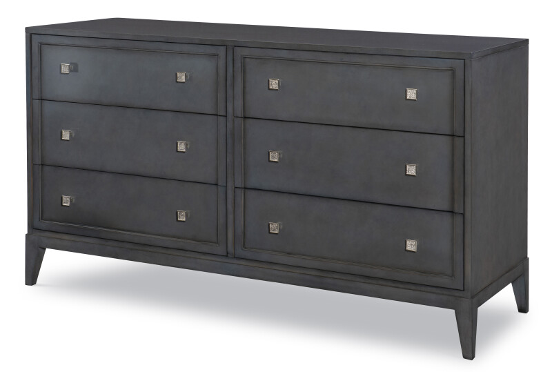 CR9-209 - Details I Six Drawer Low Dresser