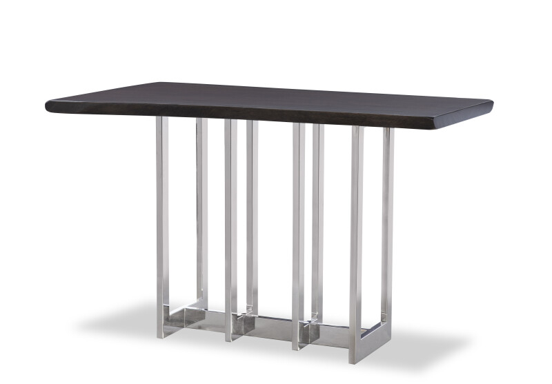 CR9-3-54-G-942 - 54" Guan Slab Console-Polished Nickel Base