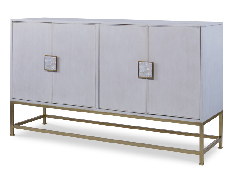 CR9-403 - Details I Four Door Tall Credenza With Tray Drawers