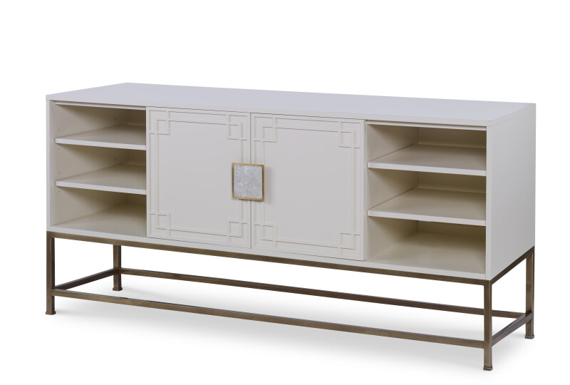 CR9-407 - Details I Two Door Tall Media Console