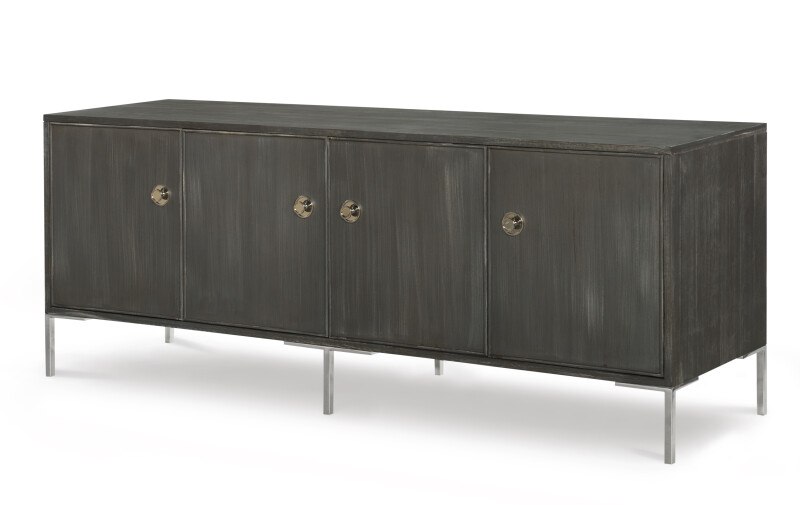 CR9-708 - Details I Four Door Low Media Console