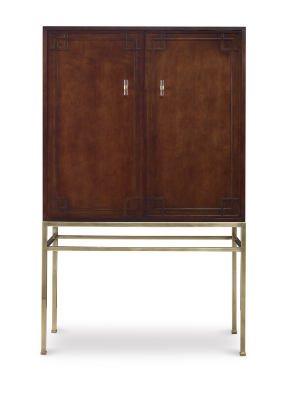 CR9-782 - Details I Bar Cabinet With Wood Back Panel