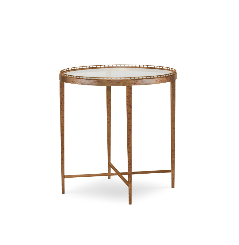 CSA-102-9 - Details Logan Round Chairside Table