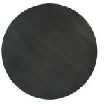 CT1001-MK-OAK - Carlyle Oak Round Dining Table - Mink Grey - Image 3