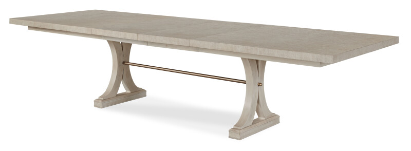 CT1002-PN-OAK - Carlyle Rectangular Oak Dining Table - Peninsula